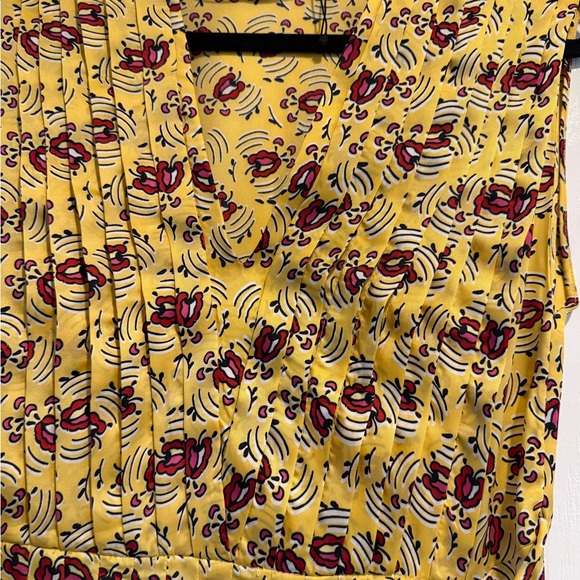 Zara Maxi Yellow Floral Dress - Picture 3 of 6